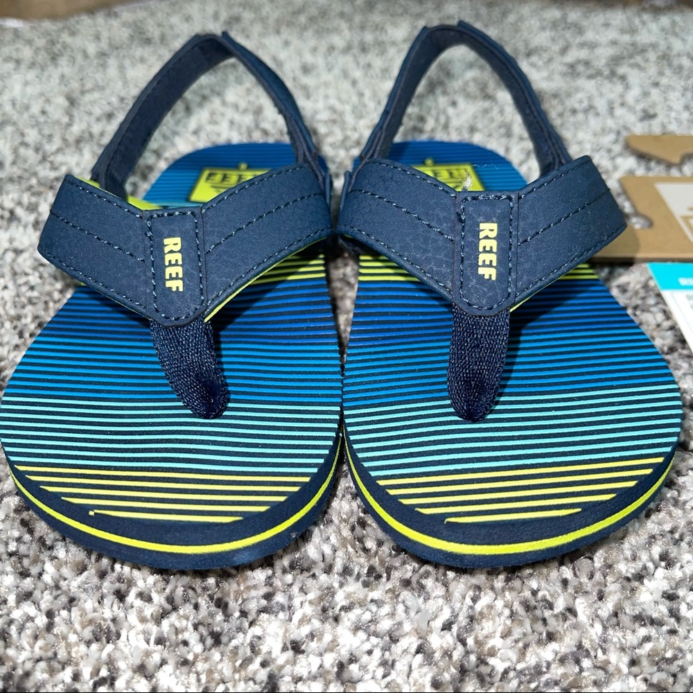reef flip flops sandals little kids-size 9